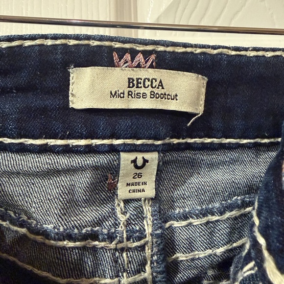 True Religion Bootcut Jeans Size 26 - Picture 6 of 9